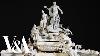 Pre-1945 Karl Ens Porcelain Rearing Horse Sculpture With Green Windmill Mark
